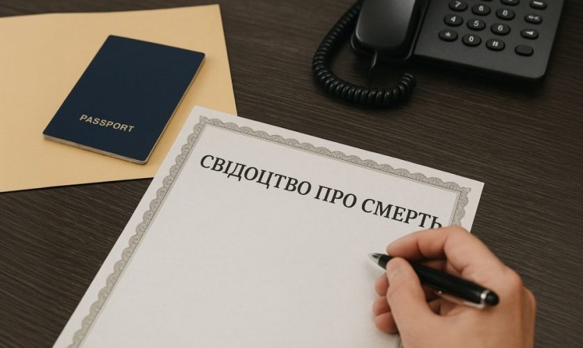 Де отримати свідоцтво про смерть