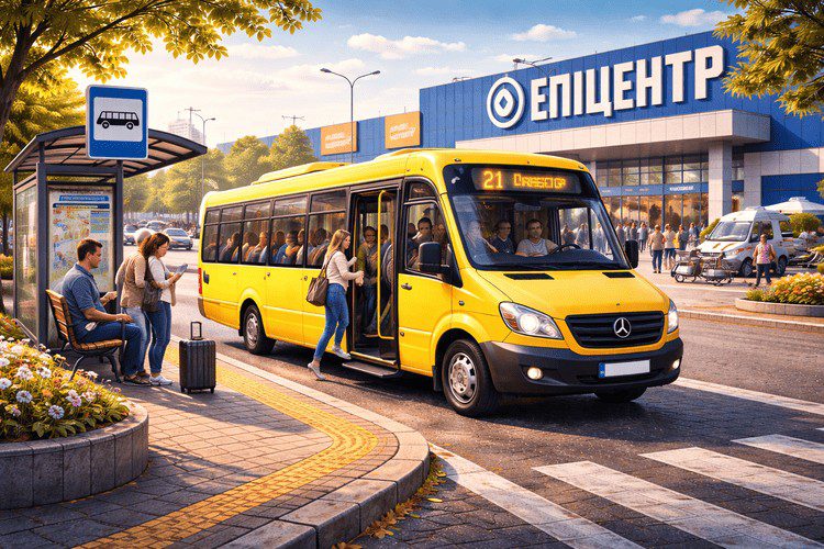 яка маршрутка їде до Епіцентру