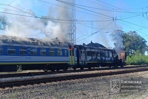 «Шахед» влучив у потяг Харків — Ізюм: шестеро постраждалих
