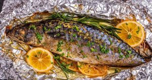 Скільки часу запікати скумбрію в духовці