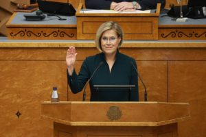 Юлле Мадізе офіційно стала президентою Естонії